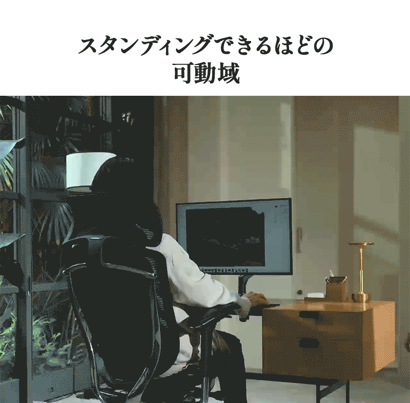 【新品未使用】SHOPPINGALL デュアルモニターアーム SA-GA24 SHOPPINGALL 小指で動くモニターアーム デュアル 17～34インチ(3～11kg